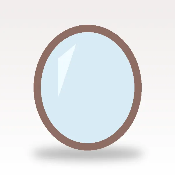 Round Wall Mirror 18-inch