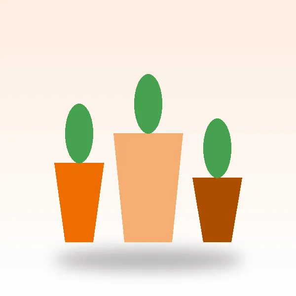 Ceramic Flower Pot Set of 3